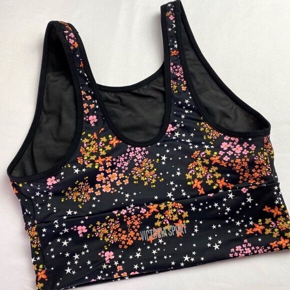 Victoria Sport VSX Longline Floral Sports Bra XS - Picture 2 of 9